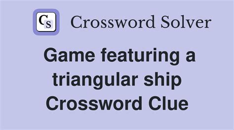 triangular sail crossword clue